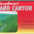 Pennsylvania Postcard Booklet Grand Canyon