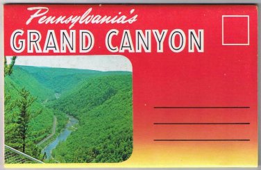 Pennsylvania Postcard Booklet Grand Canyon