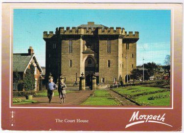 United Kingdom UK Postcard Morpeth The Court House Larger Card