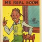 Postcard Comic You'll Be Hearing From Me Real Soon Sit On Tack