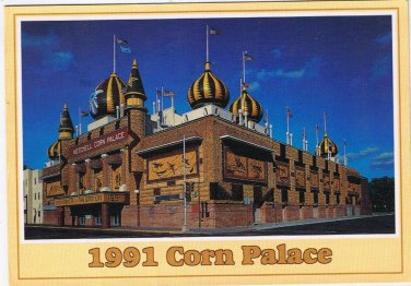 Postcard 1991 Corn Palace The Good Life Mitchell South Dakota