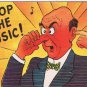Postcard Comic Stop The Music