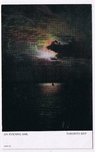 Ontario Postcard Toronto Evening Sail Toronto Bay Warwick Rutter