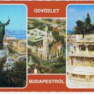 Hungary Postcard Budapest Budapestrol Udvozlet Multi View