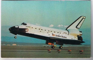 Space Postcard Discovery Touchdown Edwards Air Force Base