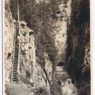 Alberta Postcard RPPC Banff Johnson Canyon Byron Harmon Photo