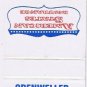 Matchbook Cover Odenweller Wulfhorst & Van Pelt Insurance Agency Delphos Ohio