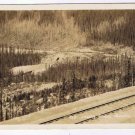 Postcard RPPC Lower Spiral Tunnell Field British Columbia