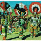 Mexico Postcard Oaxaca Indian Feather Dancers Pan American