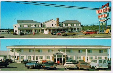 Maine Postcard Brewer Twin City Motor Inn