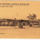 New York Postcard Utica Best Western Gateway Motor Inn