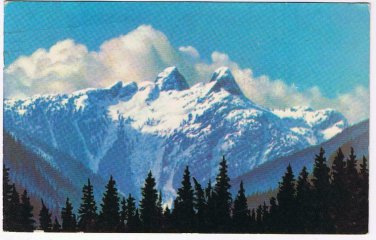 British Columbia Postcard Vancouver The Lions Mountains