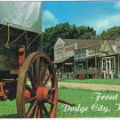 Kansas Postcard Dodge City Front Street Boot Hill Museum