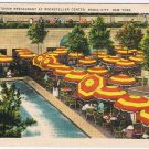 New York Postcard NYC Rockefeller Center Radio City Outdoor Restaurant