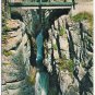 Alberta Postcard Jasper Park Maligne Canyon Bridge Three Stelling