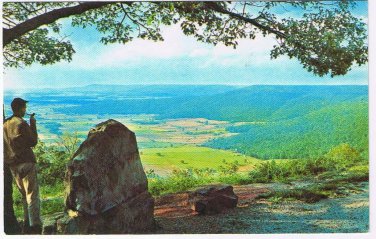 Virginia Postcard  Appalachian Blue Ridge Mountains