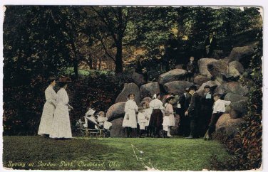 Ohio Postcard Cleveland Spring At Gordon Park