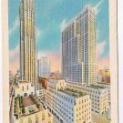 New York Postcard NYC Fifth Avenue & Rockefeller Center Buildings