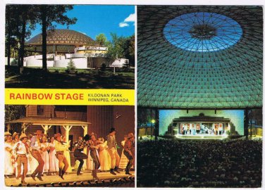 Manitoba Postcard Winnipeg Kildonan Park Rainbow Stage