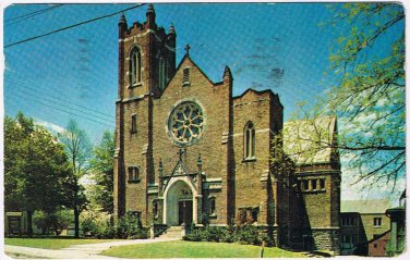 Ontario Postcard Kitchener St Matthews Lutheran Church Home Golden Hours Radio