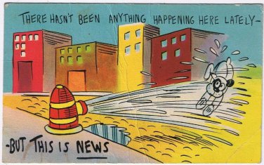Postcard Comic There Hasn't Been Anything Happening Here But This Is News