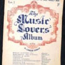 The Music Lovers Album by Sir Landon Ronald (1934)