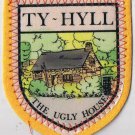 Wales Patch Badge Ty-Hyll The Ugly House Handpainted Handpainted Felt 2.5" x 3"