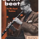 Down Beat Magazine Pee Wee Russel Reminisces Bill Perkins Reeds