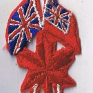 Canada Great Britain Flags Friendship Patch Maple Leaf Pre 1965