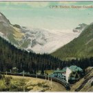 Postcard CPR Station Glacier British Columbia Canadian Rockies