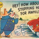 Postcard Comic How About Stopping Here For Awhile