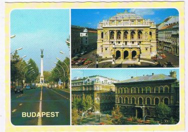 Hungary Postcard Budapest Monument Architecture