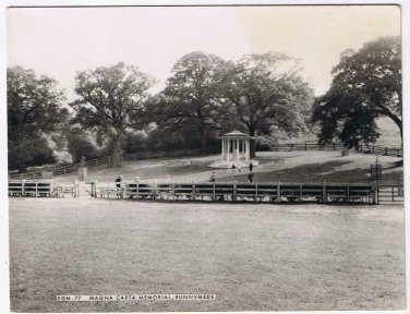 Postcard RPPC Magna Carta Memorial Runnymede Surrey UK