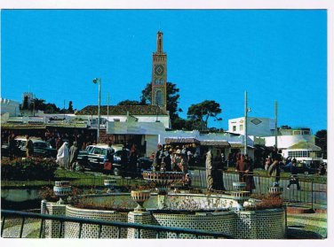 Marocco Postcard Tanger Big Market Grand Socco
