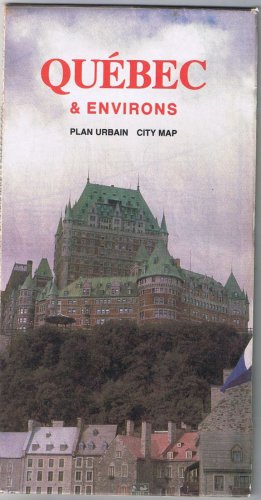 Quebec Roadmap Quebec City & Environs Plan Urban Undated