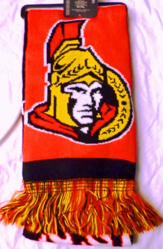 NHL Ottawa Senators Men Women Winter Scarf New With Tags