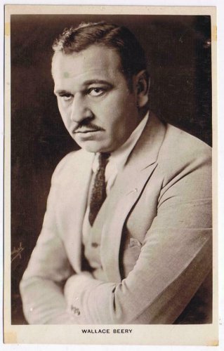 Picturegoer Postcard RPPC Wallace Beery Original 1930s UK