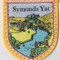 Wales Patch Badge Symonds Yat Handpainted Handpainted Felt Backing 2.5" x 3"