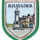 Wales Patch Badge Rhayader Handpainted Handpainted Felt Backing 2.5" x 3"