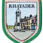 Wales Patch Badge Rhayader Handpainted Handpainted Felt Backing 2.5" x 3"