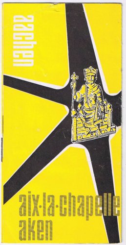 Germany Travel Brochure Aix-La-Chapelle Aken Aachen 1960