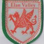 Wales Patch Badge Elan Valley Handpainted Felt Backing 2.5" x 3"