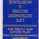 Matchbook Cover Robert Whipple Insurance Shelbyville Indiana