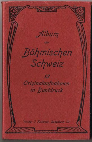 Switzerland Postcard Booklet Bohmischen Schweiz 12 Cards Bohemian Switzerland