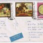 Stamps Hungary Envelope Budapest Art Janos Karoly Coin 1979
