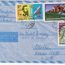 Stamps Art Hungary Envelope Budapest Satellite Horse Racing Beethoven