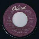 Lisa Dal Bello Never Get To Heaven 45 rpm Dr Noble