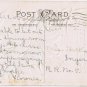 Postcard Embossed Easter Day Lilies And Cross