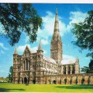 United Kingdom UK Postcard Salisbury Cathedral From The South West