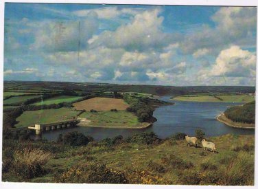 United Kingdom UK Postcard Wimbleton Lake From Haddon Hall Exmoor National Park